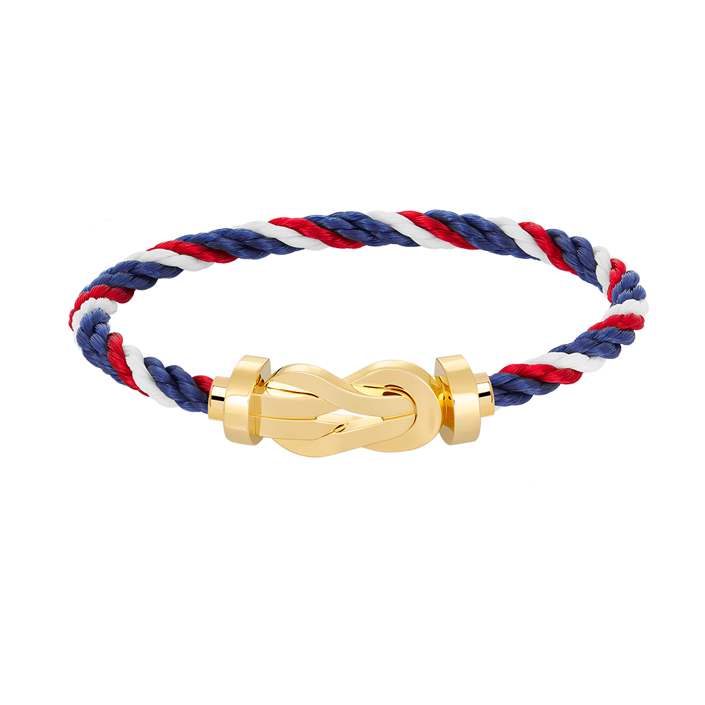 TimiCHANCE LARGE 8 FIGURE BUCKLE NO DIAMOND BRACELET GOLD