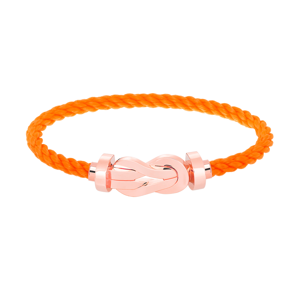 TimiCHANCE LARGE 8 FIGURE BUCKLE NO DIAMOND BRACELET ROSE GOLD