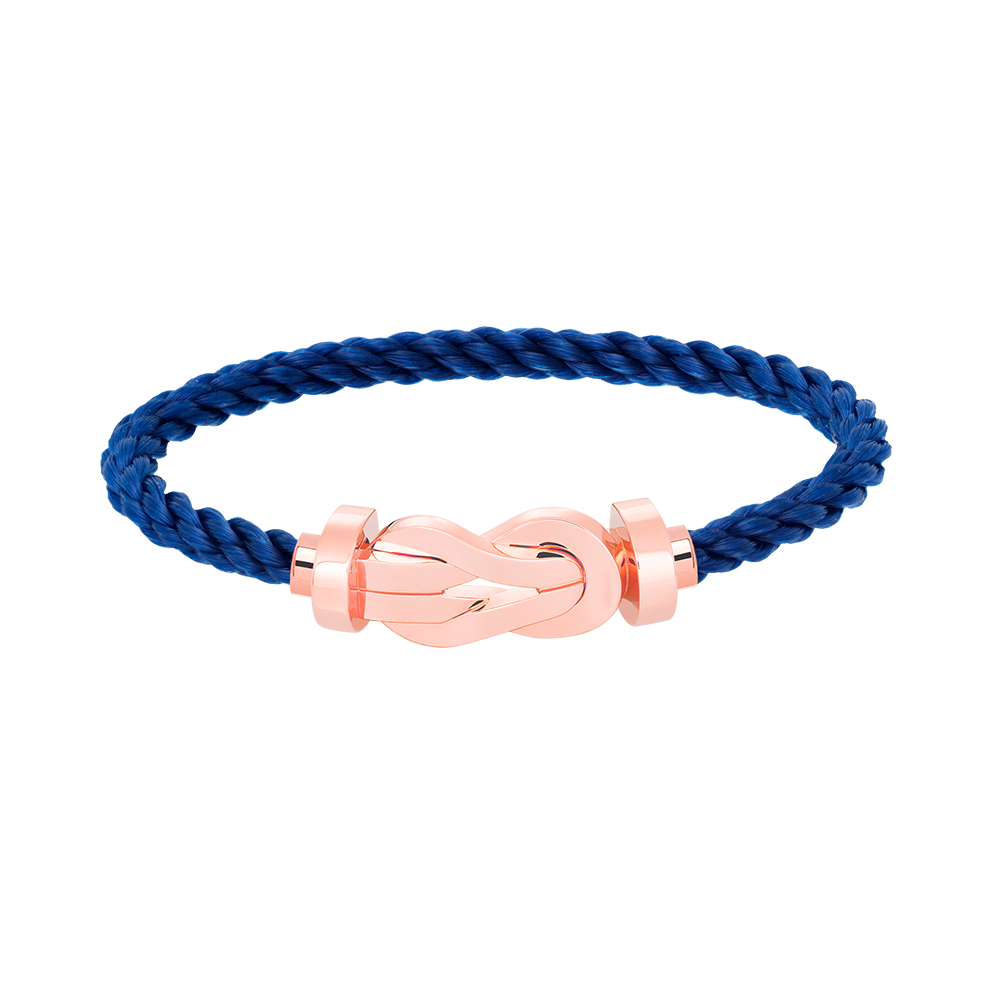 TimiCHANCE LARGE 8 FIGURE BUCKLE NO DIAMOND BRACELET ROSE GOLD