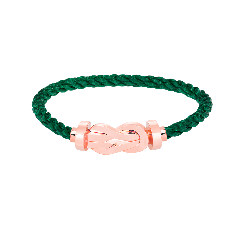 TimiCHANCE LARGE 8 FIGURE BUCKLE NO DIAMOND BRACELET ROSE GOLD