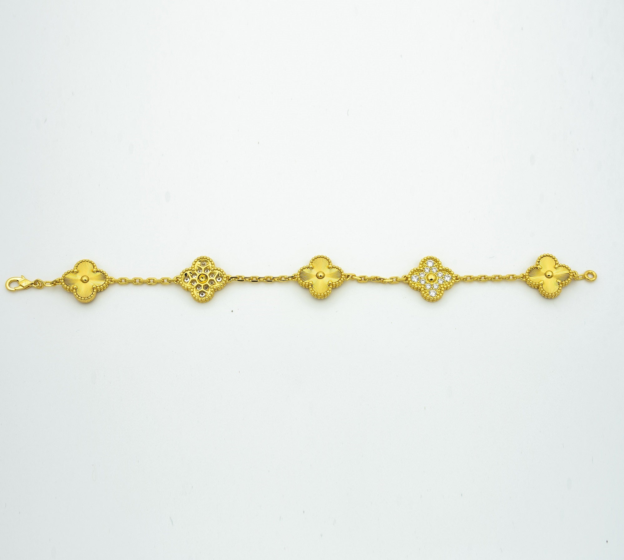 [Timi] CLOVER 5 MOTIF LASER BRACELET COLLECTION