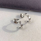 TimiLOVE EARRINGS 2.65MM SILVER