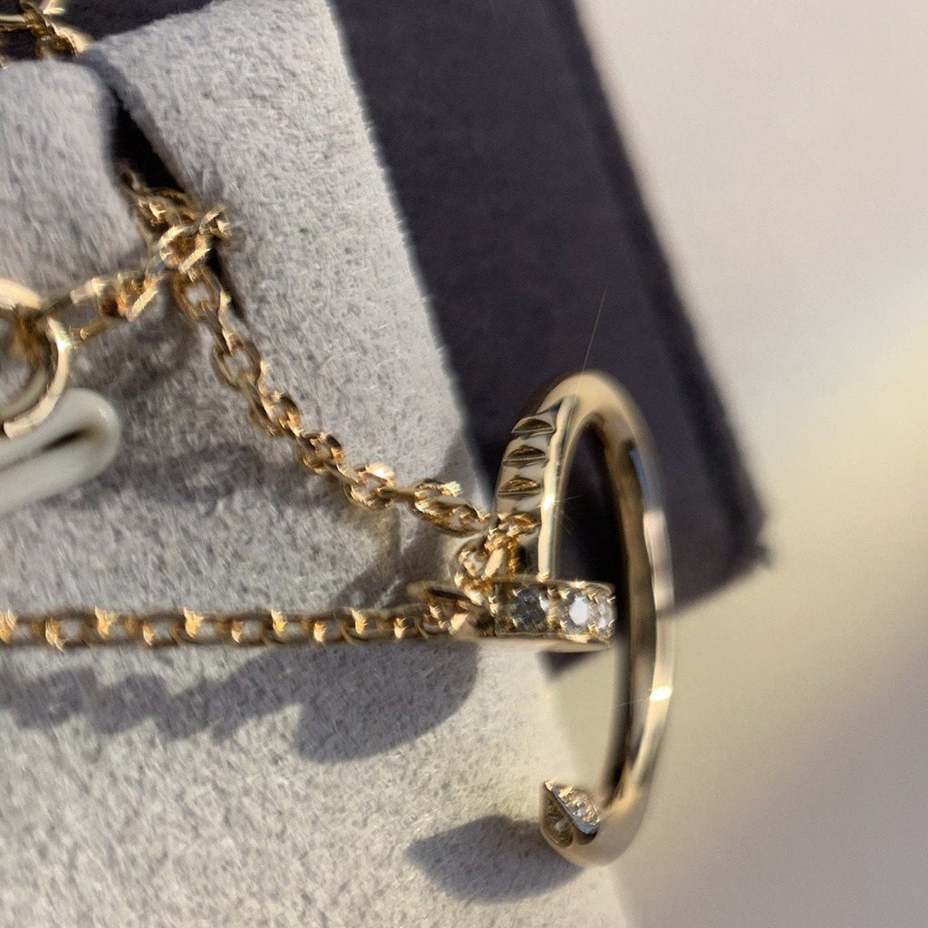 TimiJUSTE NECKLACE PINK GOLD