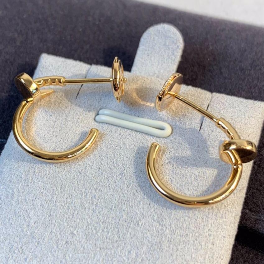 TimiJUSTE EARRINGS PINK GOLD