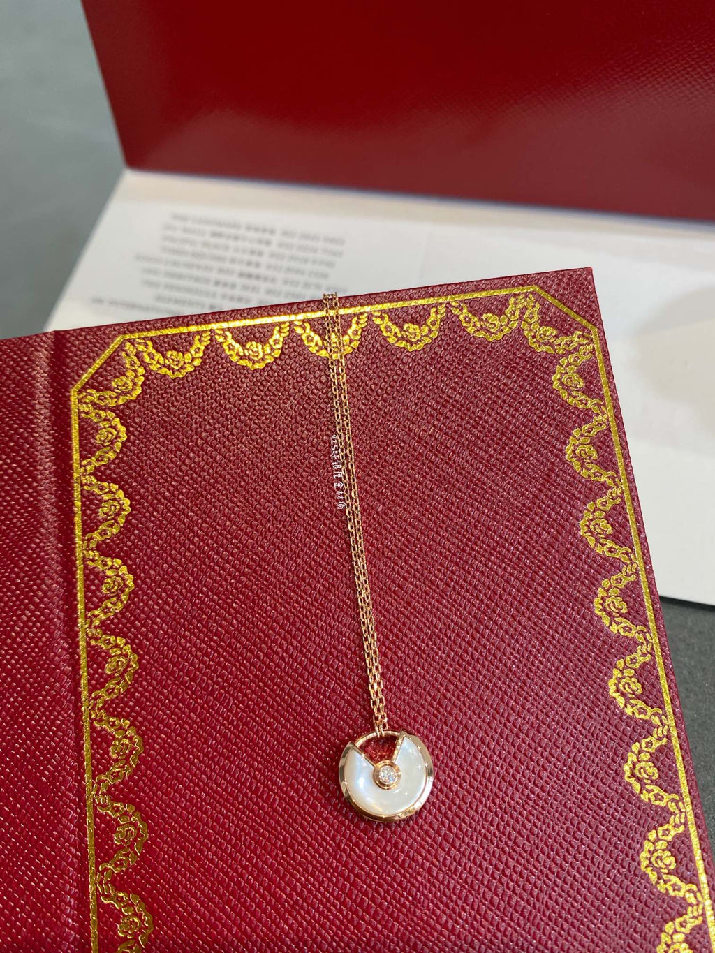 TimiAMULETTE ROSE GOLD MOP NECKLACE