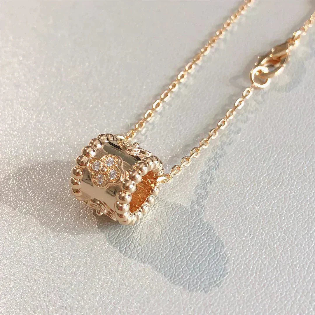 TimiPERLEE PEDANT NECKLACE GOLD / ROSE GOLD