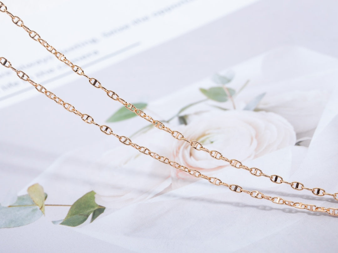 TimiECHAPPEE NECKLACE PINK GOLD