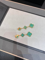 TimiCLOVER MALACHITE 3 MOTIFS GOLD