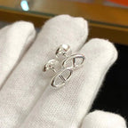 TimiCHAINE SMALL EARRINGS GOLD AND SILVER