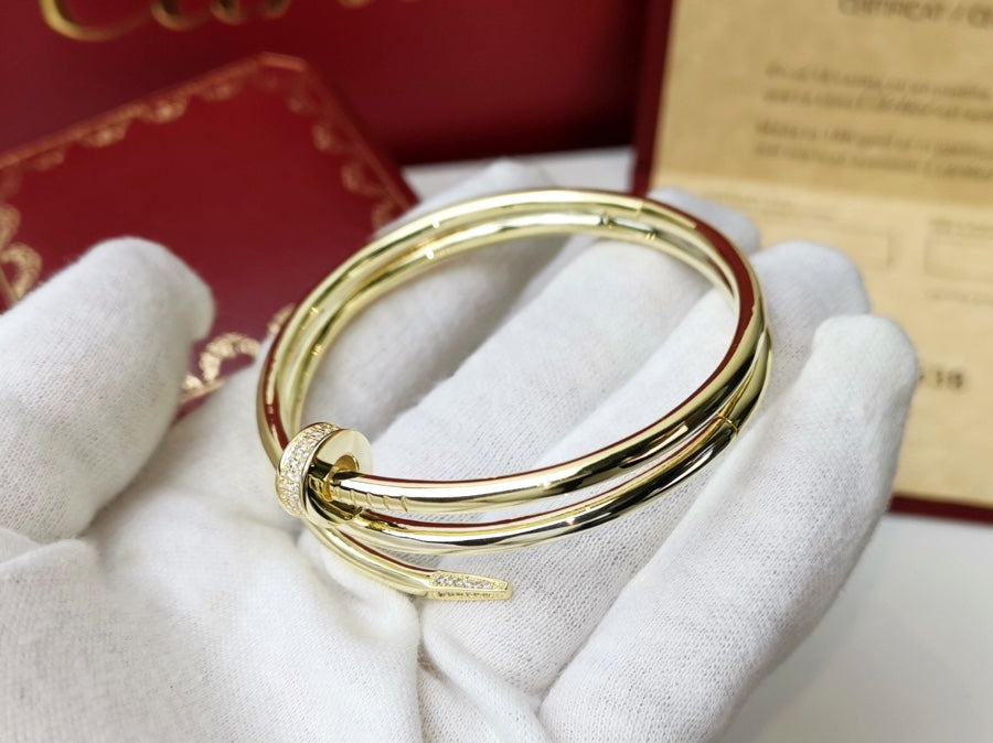 TimiJUSTE BRACELET 3.5MM DOUBLE ROW DIAMOND