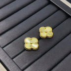 TimiCLOVER MINI 9.5MM LASER EARRINGS