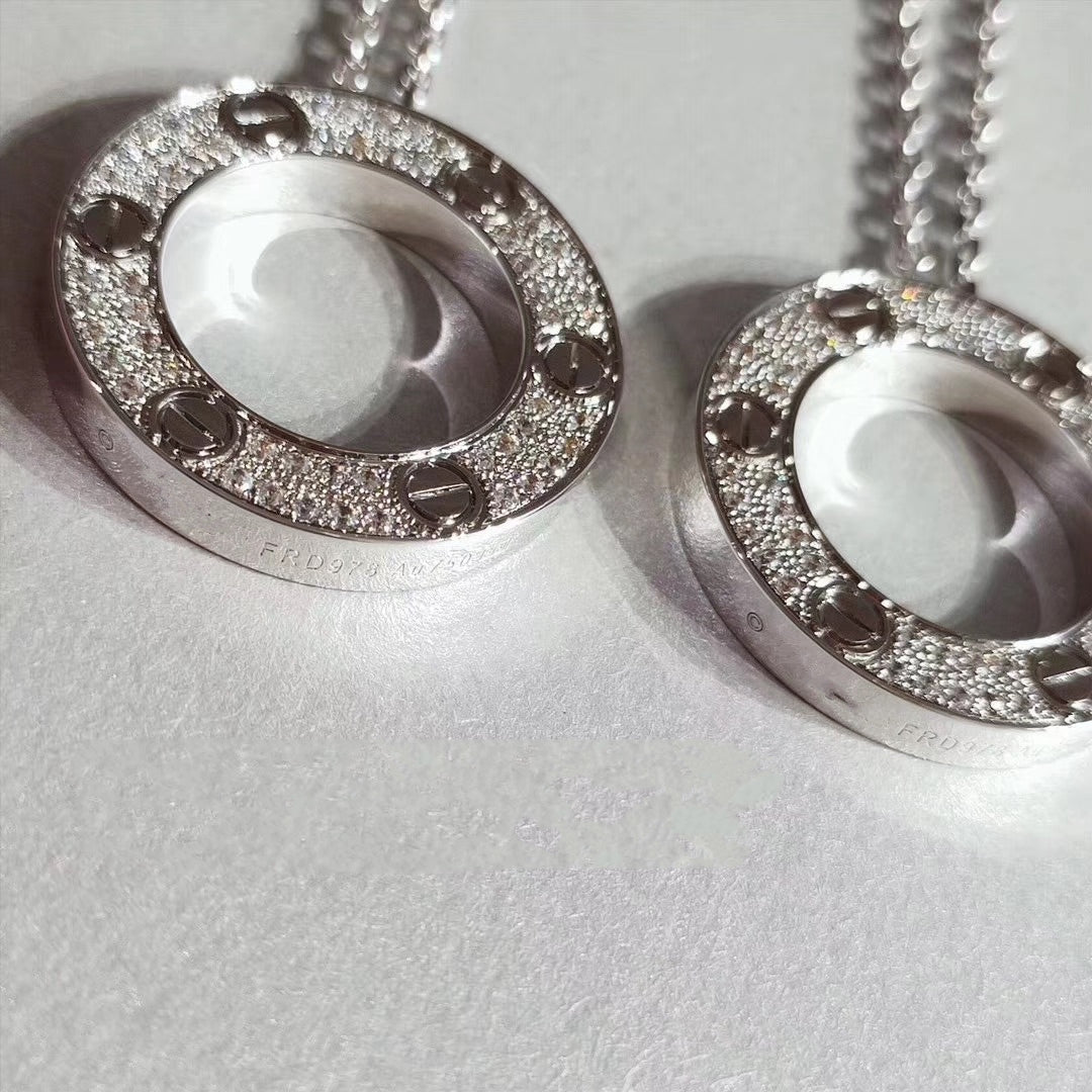 TimiLOVE NECKLACE ADJUSTABLE SILVER