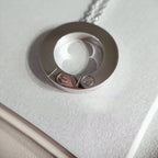 TimiLOVE NECKLACE ADJUSTABLE SILVER