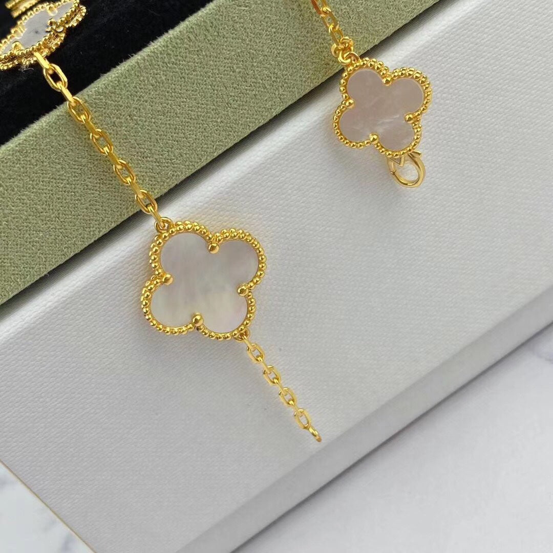 ¡®Timi¡¯MAGIC CLOVER MOP GOLD BRACELET 5 MOTIFS