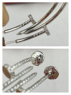 TimiJUSTE EARRINGS FULL DIAMONDS 1.8MM