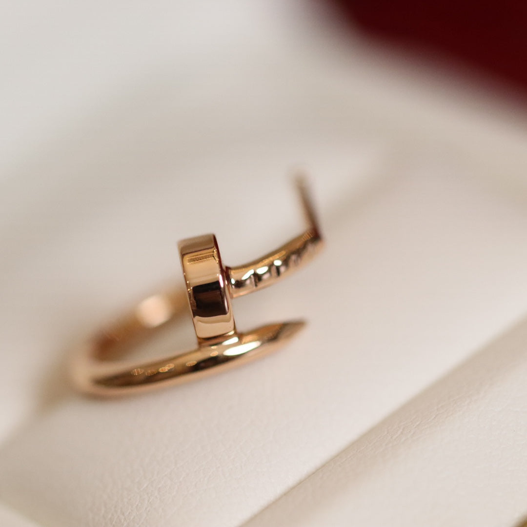 TimiJUSTE EARRINGS PINK GOLD