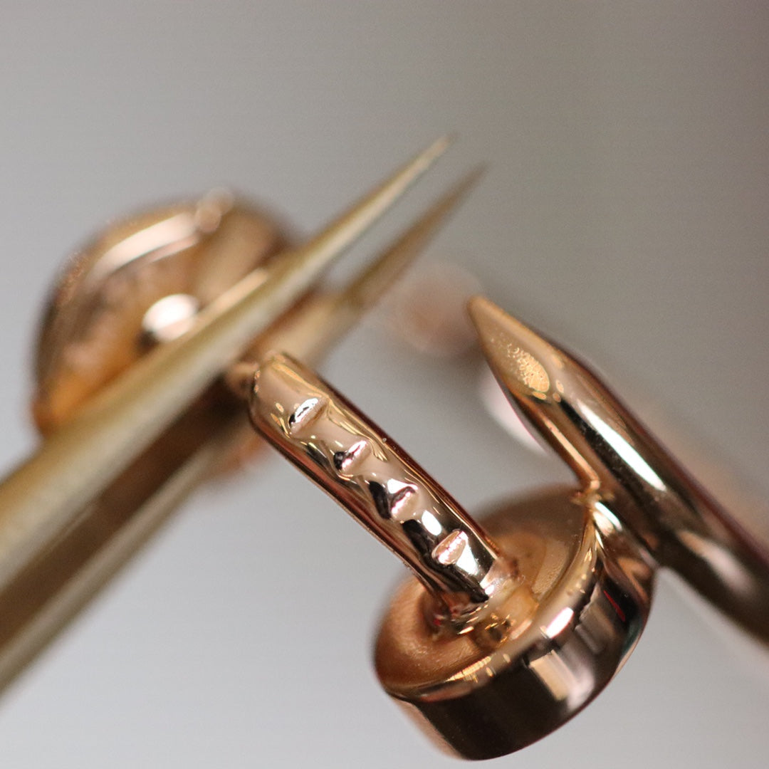 TimiJUSTE EARRINGS PINK GOLD