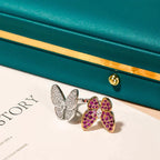 TimiTWIN BUTTERFLY DIAMOND RING