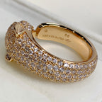 TimiPANTHERE PINK GOLD DIAMOND RING