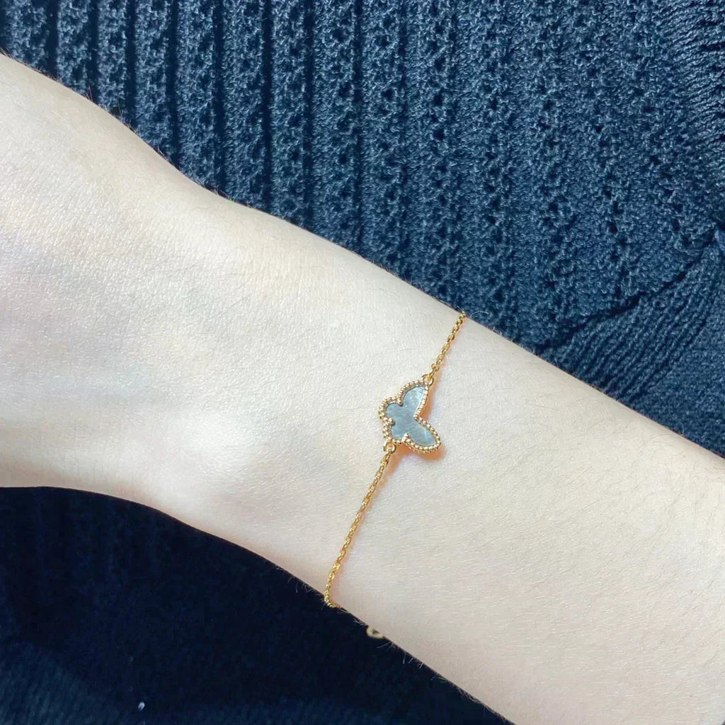 ¡®Timi¡¯BUTTERFLY DARK MOP BUTTERFLY BRACELET