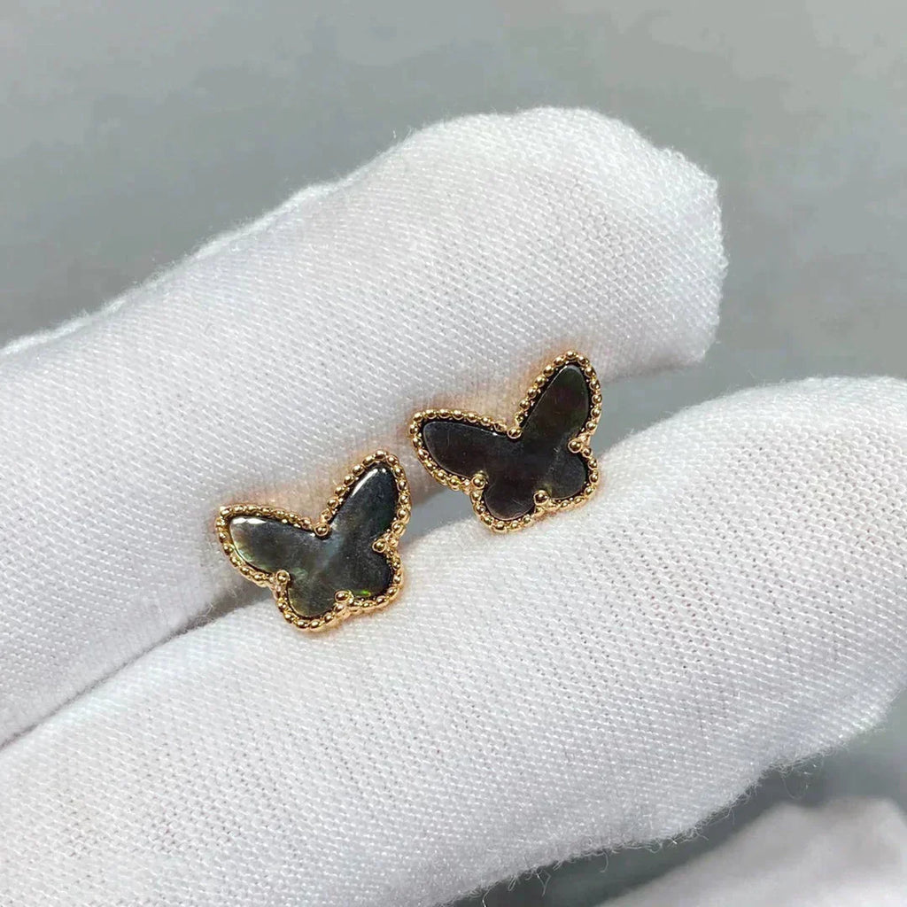 TimiBUTTERFLY DARK MOP  EARRINGS