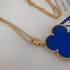 TimiCLOVER 25MM NECKLACE TURQUOISE ROSE GOLD