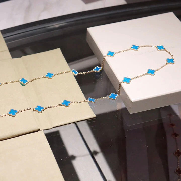TimiCLOVER 20 MOTIFS TURQUOISE GOLD