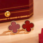 TimiCLOVER MEDIUM 1 MOTIFS CARNELIAN  EARRINGS