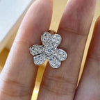 TimiCLOVER COMOS DIAMOND EARRINGS SILVER