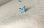 TimiBUTTERFLY TURQUOISE EARRINGS SILVER