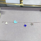 ¡®Timi¡¯LUCKY SPRING SILVER BRACELET 4 MOTIF