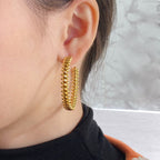 TimiCLASH LARGE HOOP EARRINGS