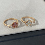 TimiSUN 1 DIAMOND PINK MOP RING