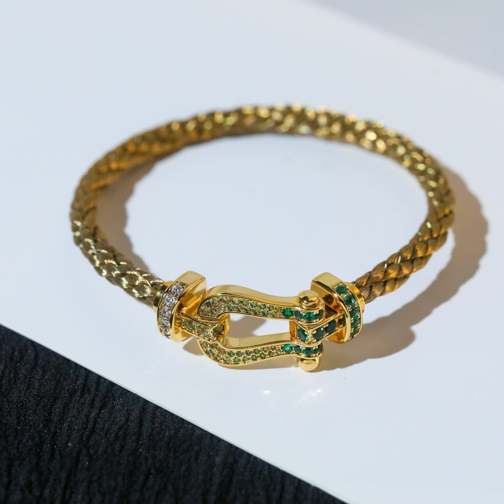 TimiFORCE 10 GOLD GREEN DIAMOND PAVED