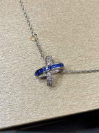 TimiLIENS DIAMOND SILVER NECKLACE