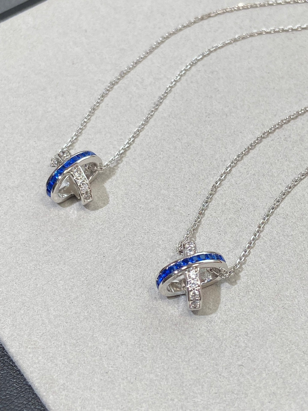 TimiLIENS DIAMOND SILVER NECKLACE