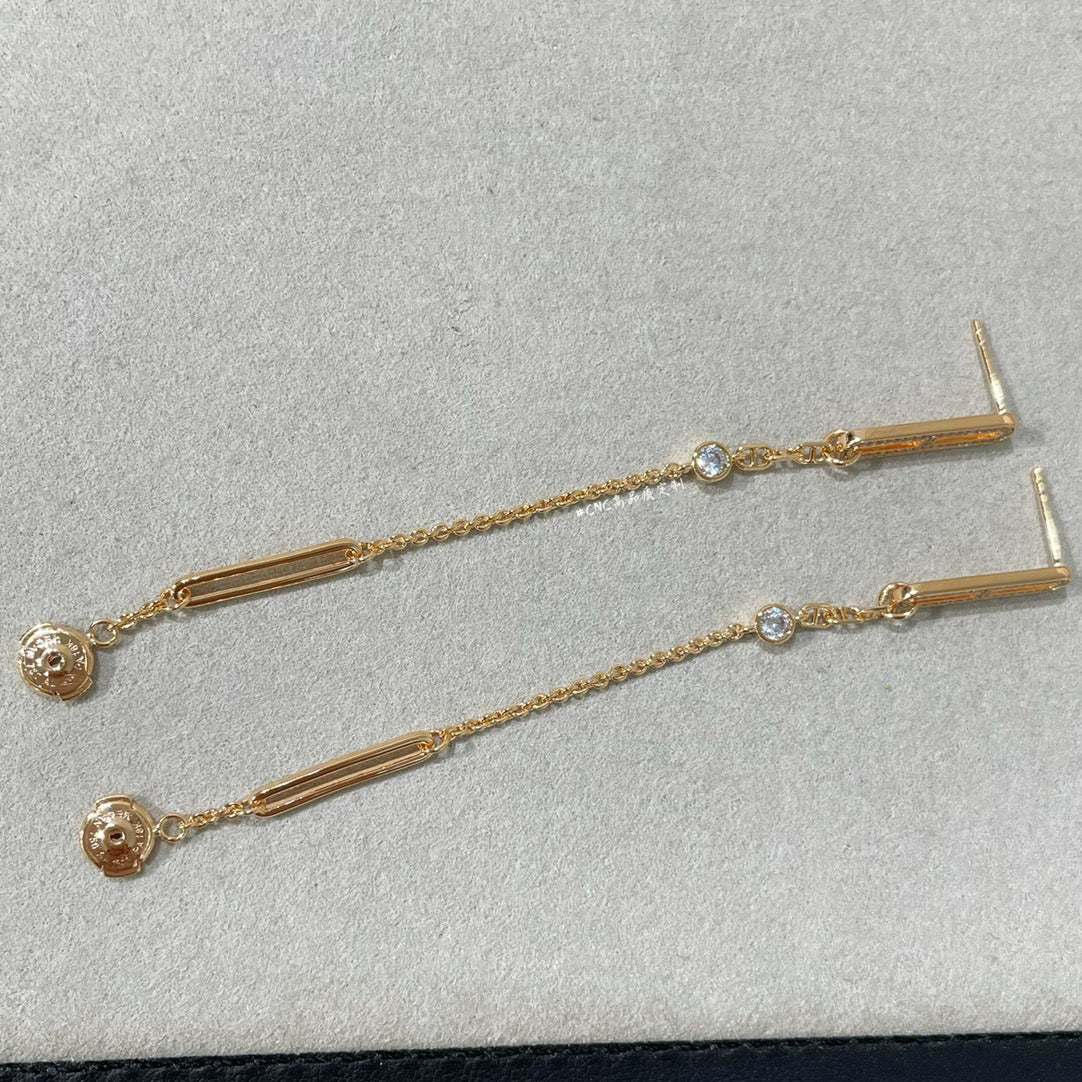 TimiCHAINE CHAOS DIAMOND DROP EARRINGS