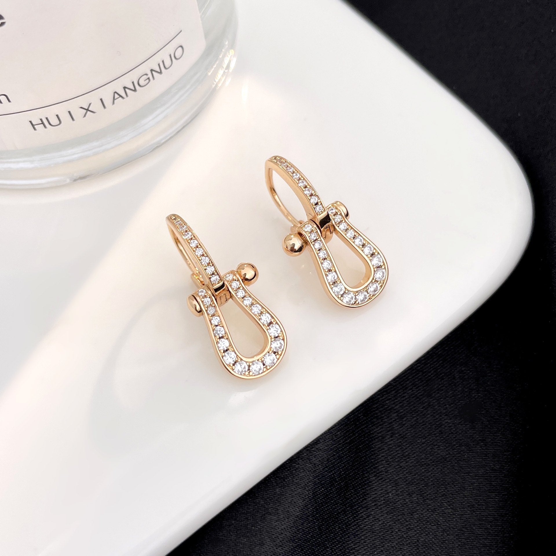 TimiFORCE 10 FULL DIAMOND DROP EARRINGS MEDIUM MODEL