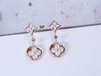 TimiSTAR AND SUN PINK GOLD MOP DROP EARRINGS