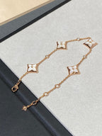 TimiSTAR 4 MOTIF MOP DIAMOND PINK GOLD BRACELET