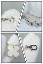 ¡®Timi¡¯CLOVER 5 MOTIF WHITE MOP SILVER BRACELET