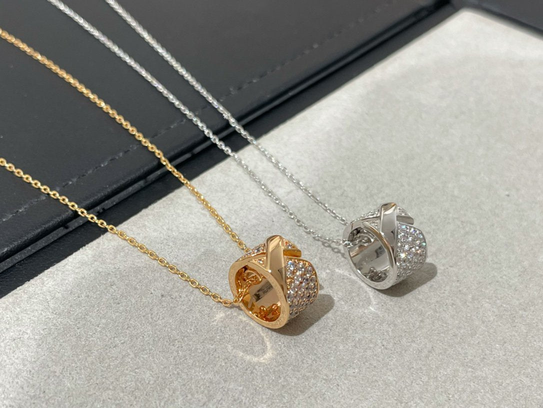 TimiLIENS EVIDENCE DIAMOND PAVED NECKLACE