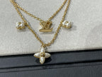 TimiFLOWERGRAM GOLD MOP DOUBLE ROW NECKLACE