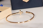 TimiIDYLLE GOLD OPEN BRACELET DIAMOND PAVED