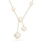 TimiCLOVER MOTHER OF PEARL NECKLACE 6 MOTIF