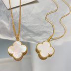 TimiCLOVER 25MM MOP LARGE PENDANT NECKLACE