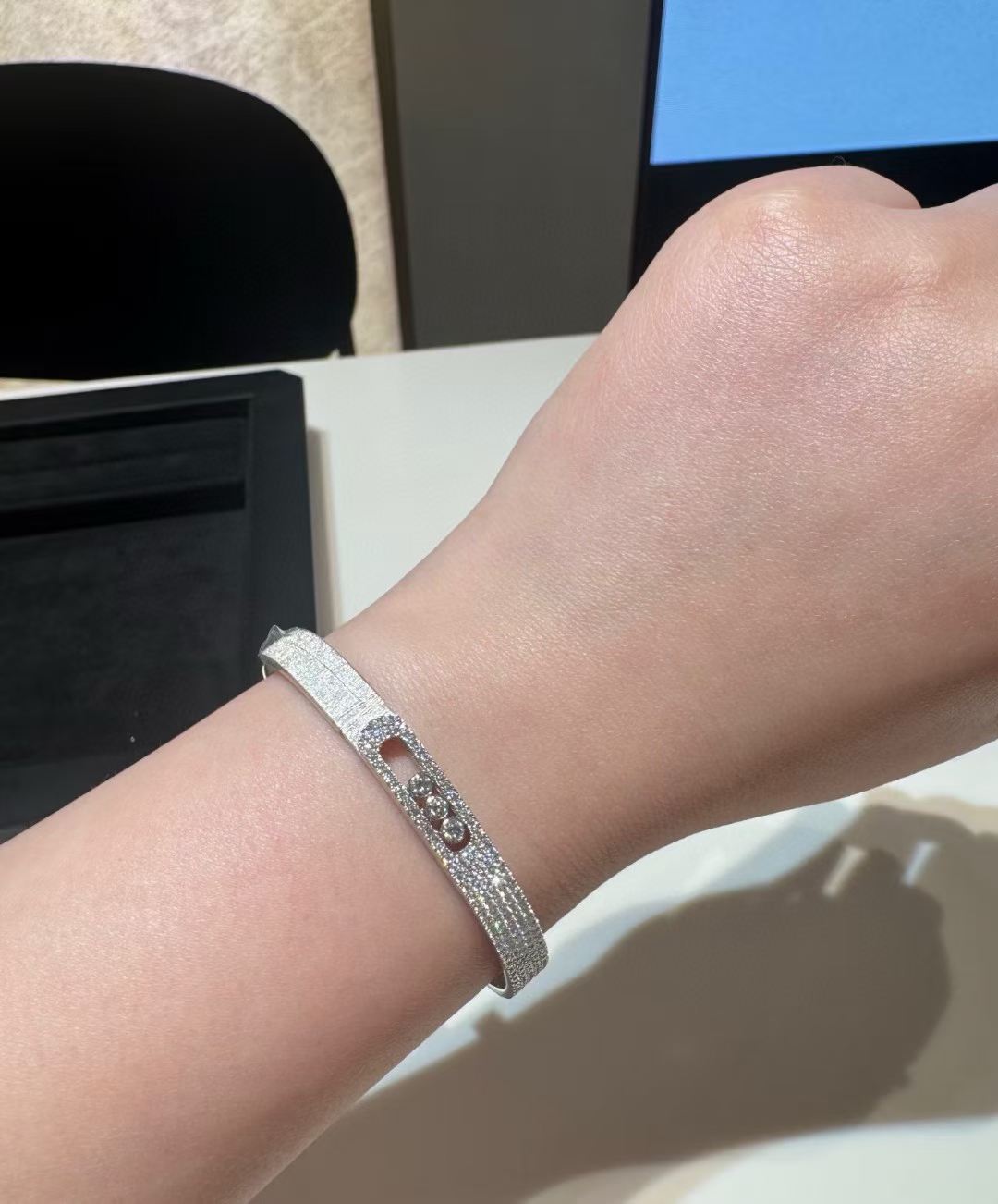 [Timi]2026 BRAND-NEW FROSTED BRACELET WITH DIAMONDS THREE COLORS