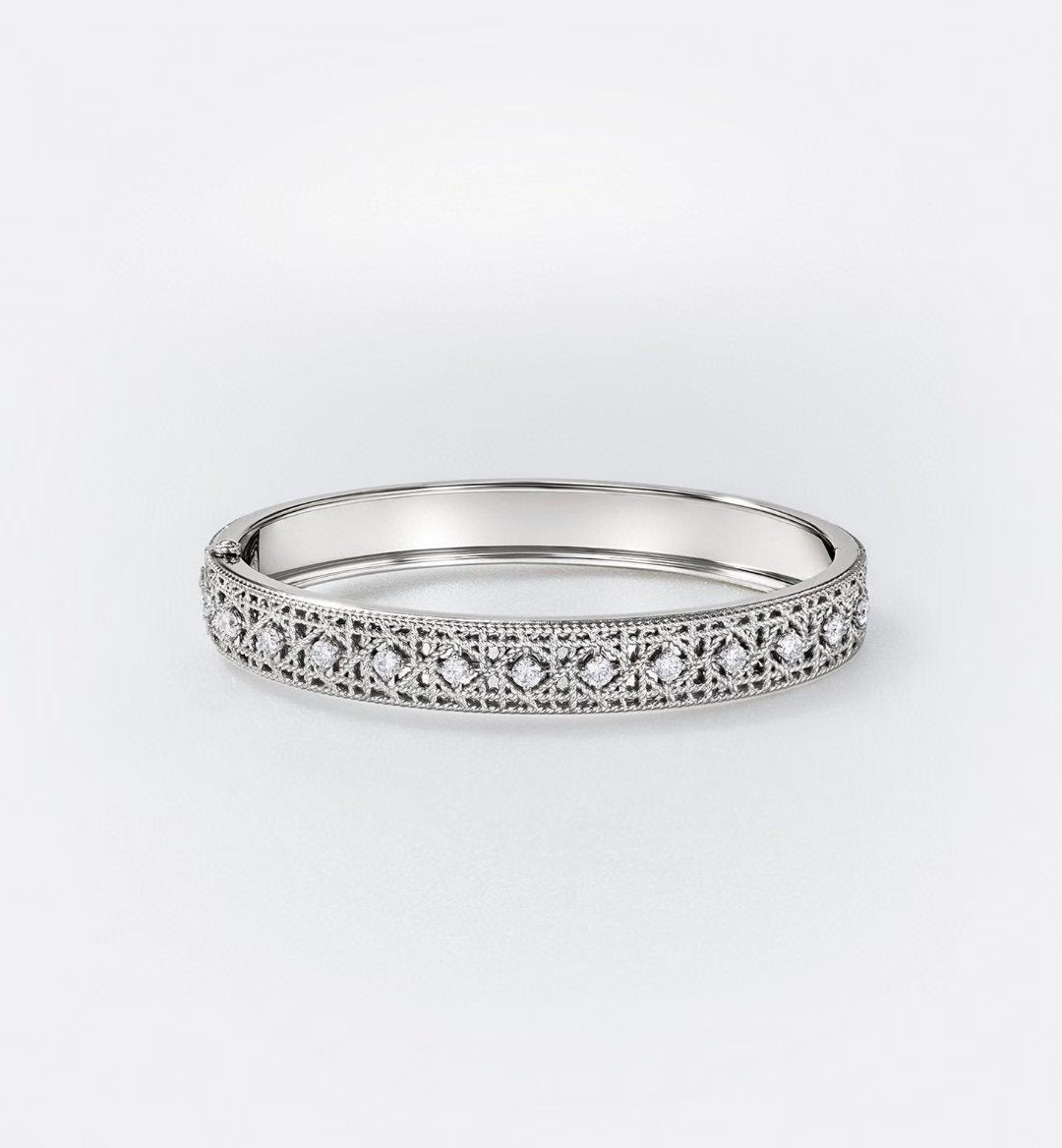 [Timi]2026 WOVEN-PATTERN BRACELET SET WITH FULL DIAMOND INLAY THREE-COLORS
