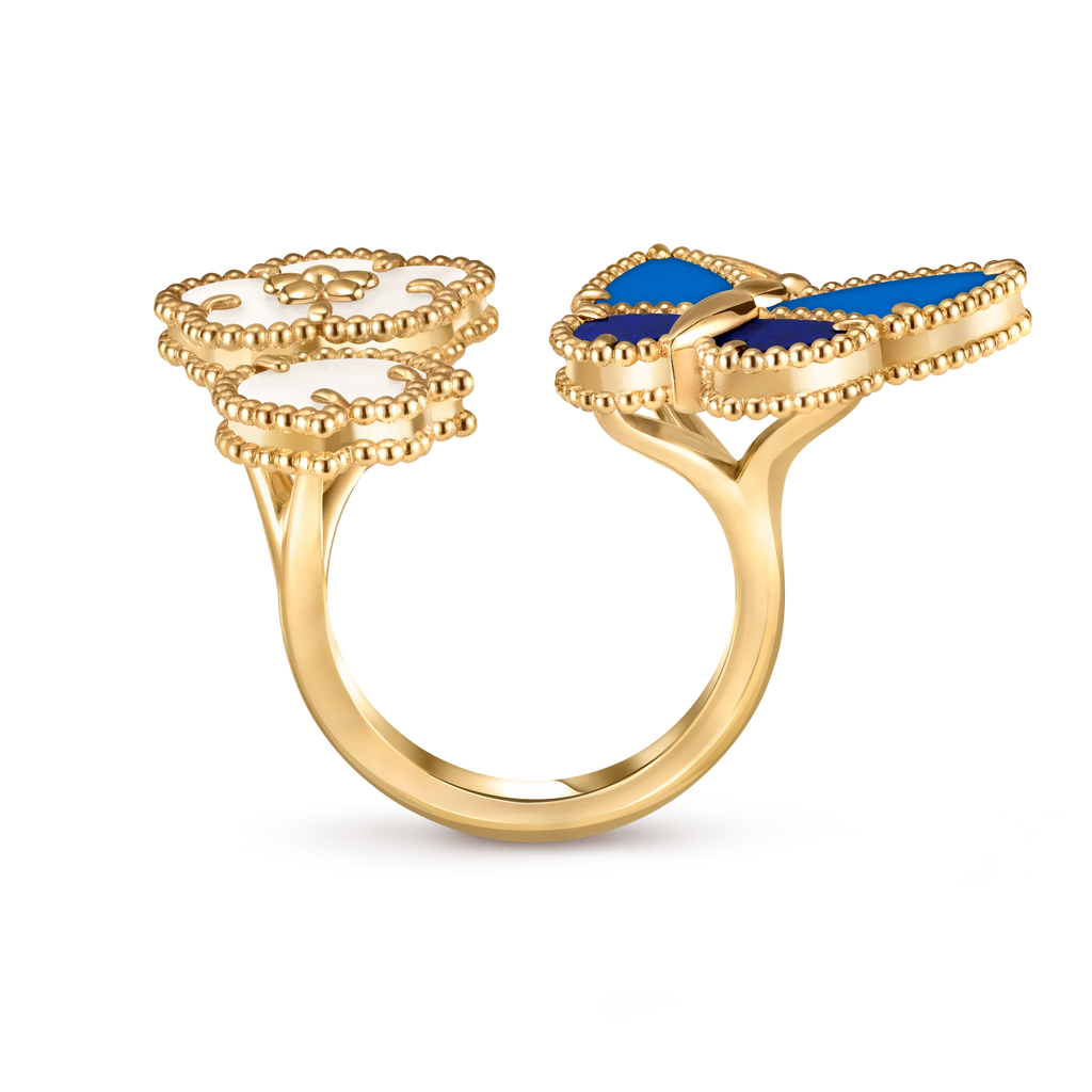 [Timi]2026 NEW MODEL SPRING LUCKY 3 MOTIF GOLD RING