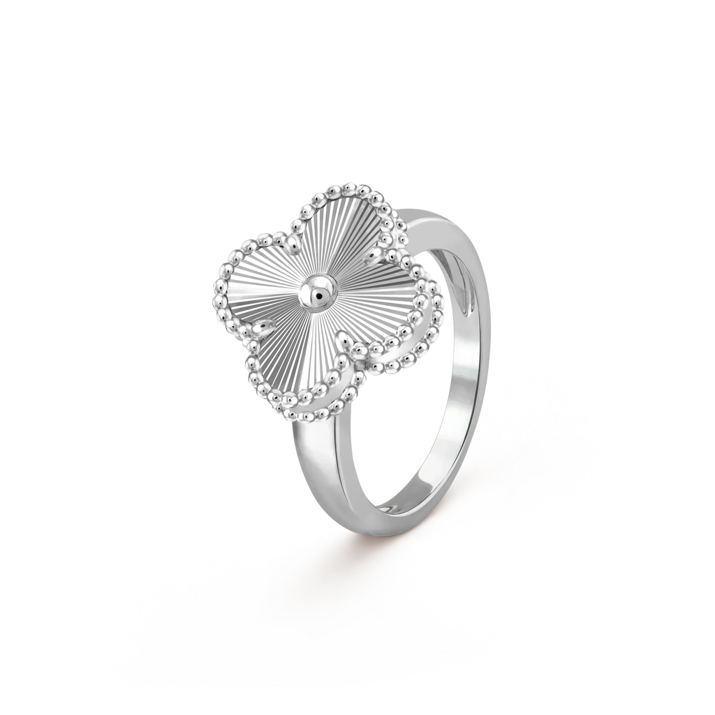 TimiCLOVER SILVER RING